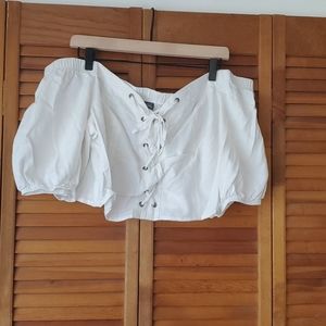 Balloon sleeve crop top(5 for $25)